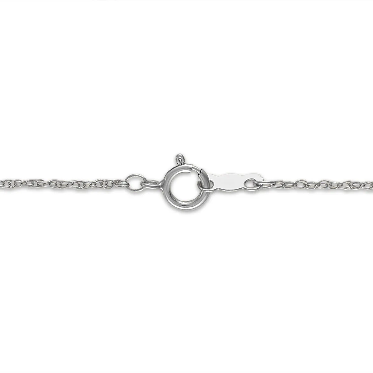 1/10 CTW Diamond Heart 18-inch Pendant in 10KT White Gold