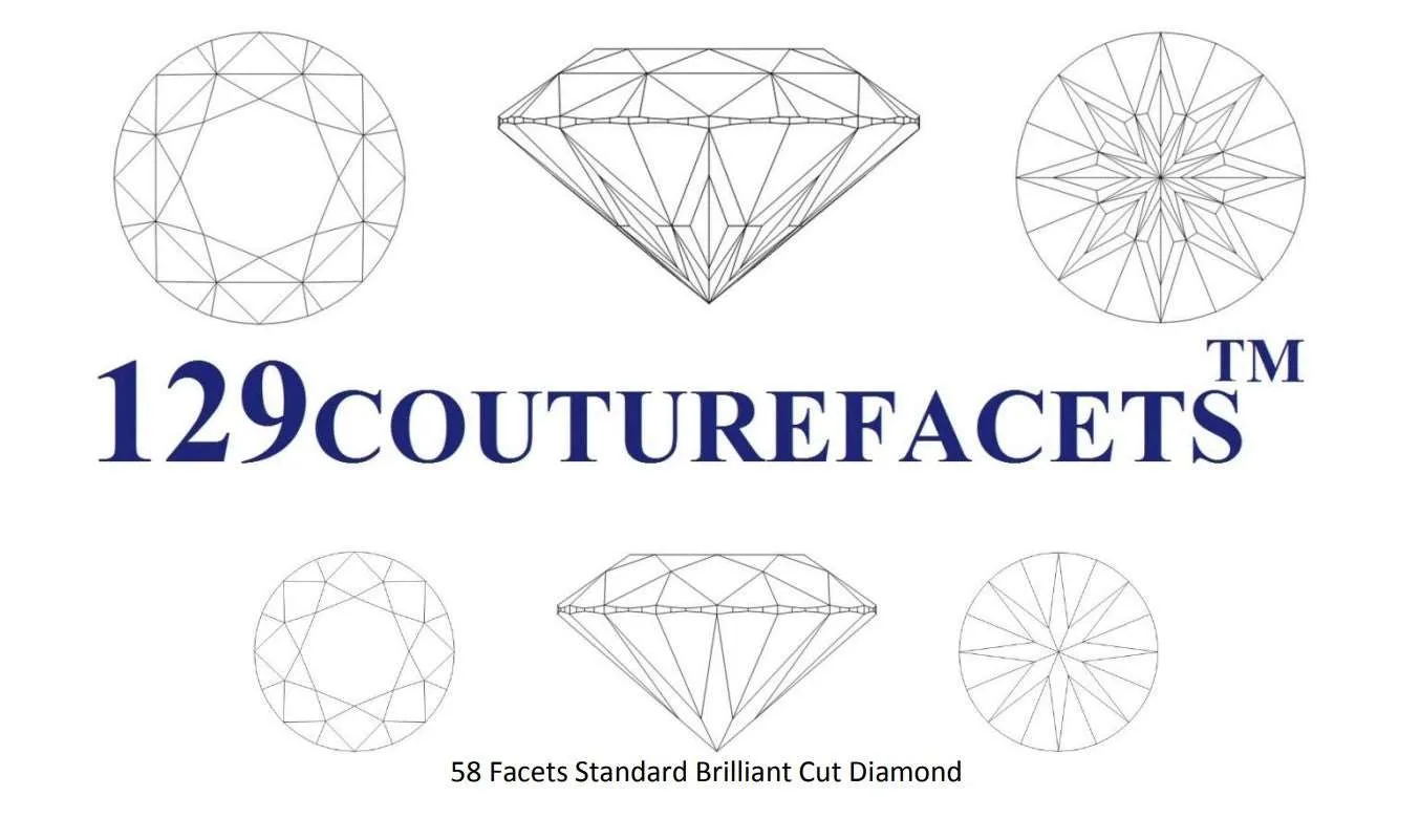 129CoutureFacets™ Diamond Stud Earrings