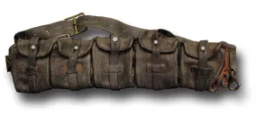 1902 DATED LEATHER AMMO BELT