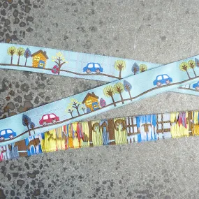 2 yard Remnant : Sue Spargo Ribbon : Tooting Along