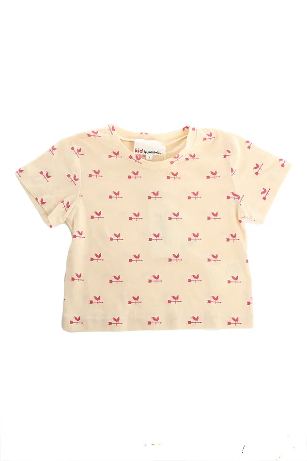 3.1 Phillip Lim Kids Rooster Print Tee