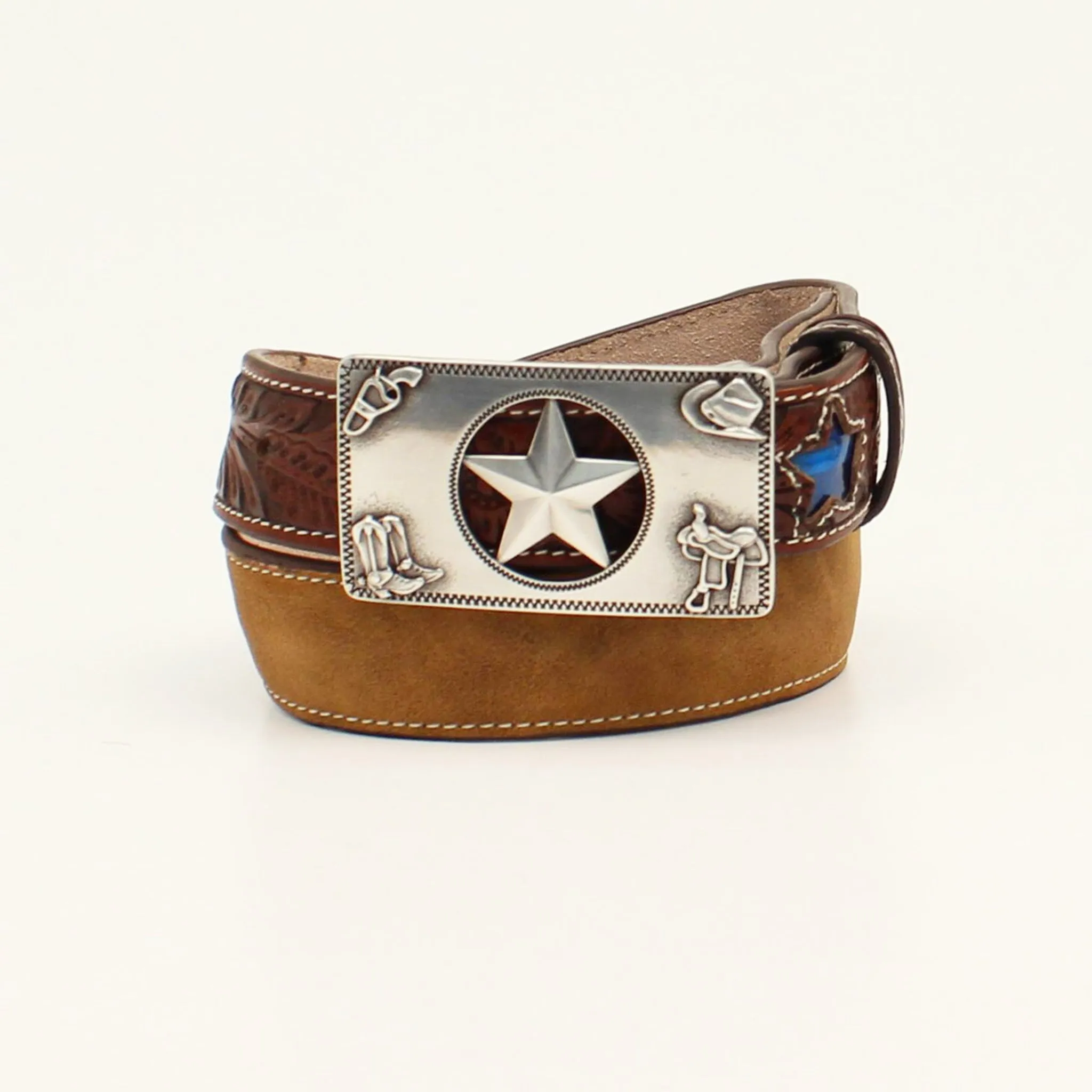 3D Kids Light Up Star Buckle Belt