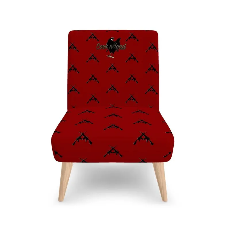 #502 cocknload modern chair gun print