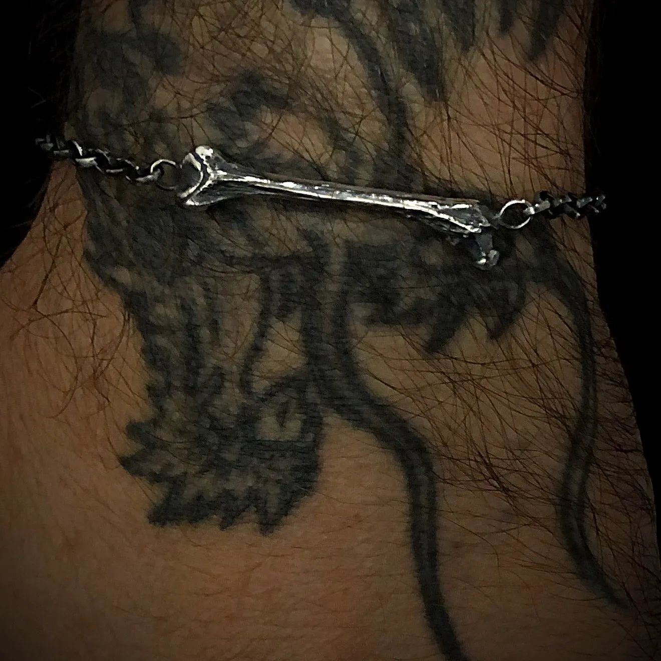 925 Silver Femur Bracelet