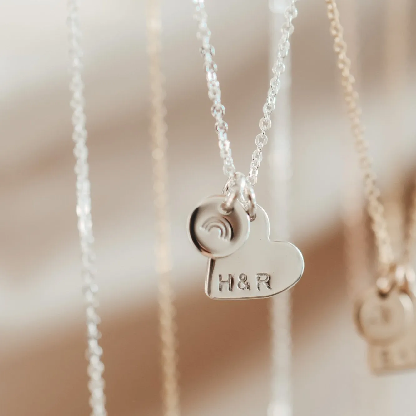 Adore Necklace • Small Heart & Tiny Pendant Necklace