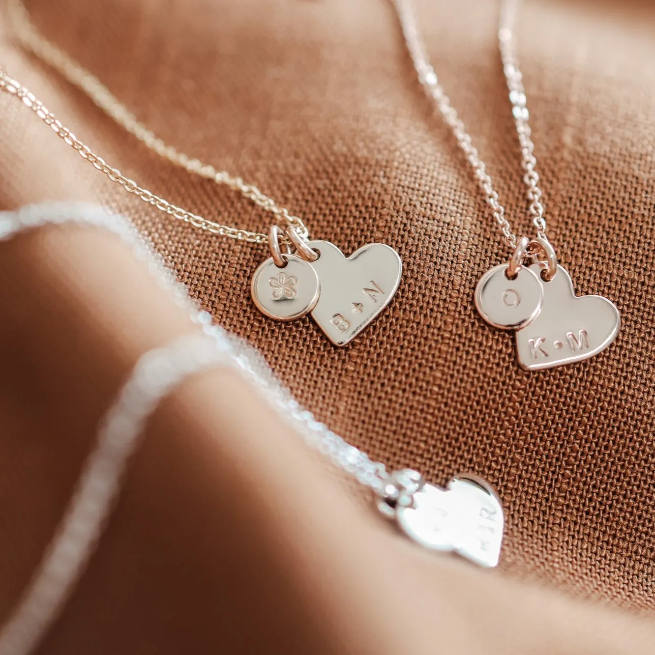 Adore Necklace • Small Heart & Tiny Pendant Necklace