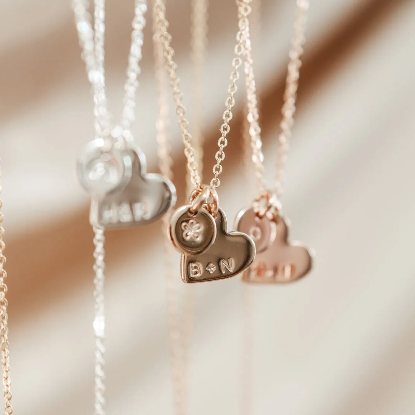 Adore Necklace • Small Heart & Tiny Pendant Necklace