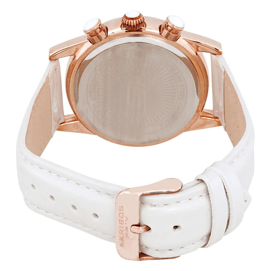 Akribos XxivGMT Multi-Function Rose Gold-tone Ladies Watch AK556WTR