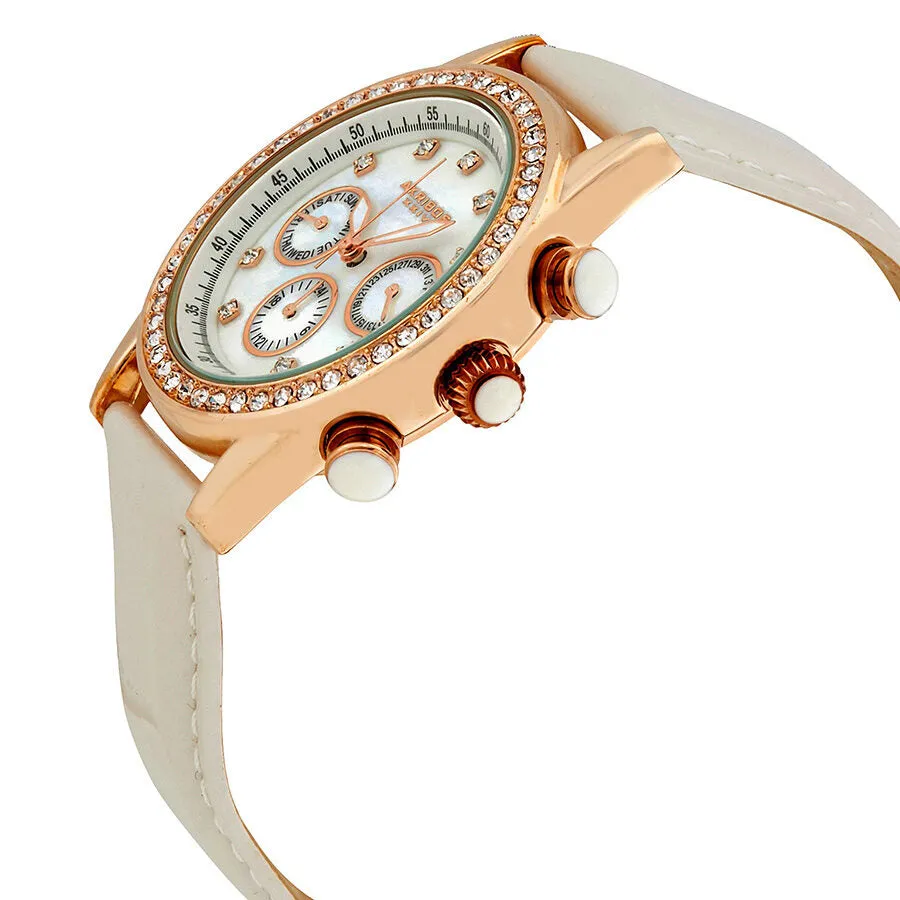 Akribos XxivGMT Multi-Function Rose Gold-tone Ladies Watch AK556WTR