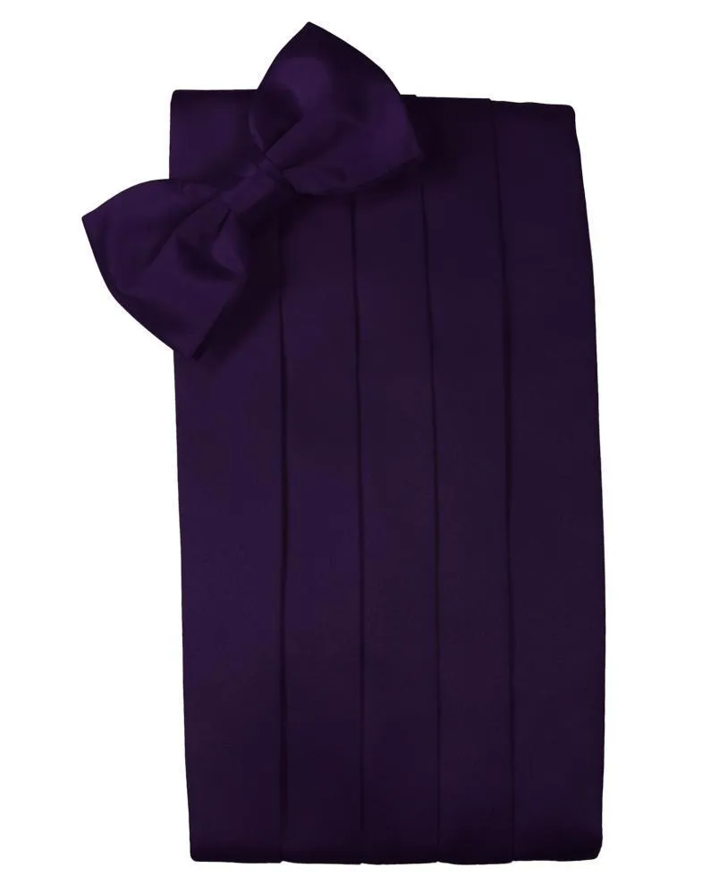 Amethyst Luxury Satin Cummerbund