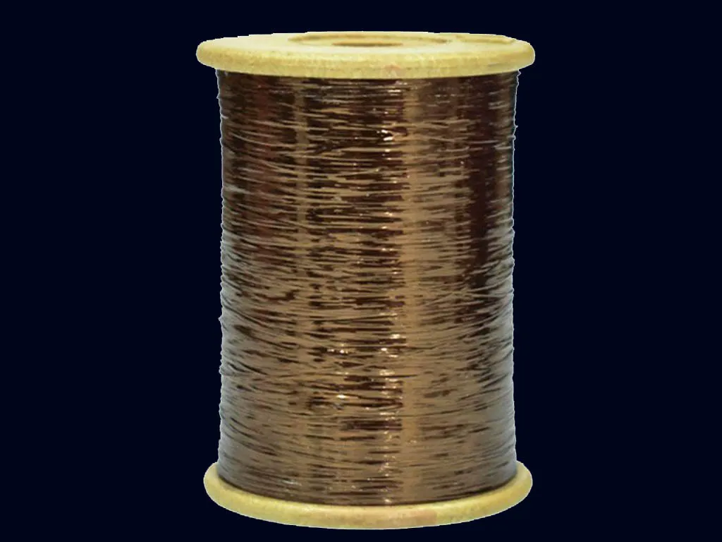 Antique Gold Flat Metallic Zari Threads