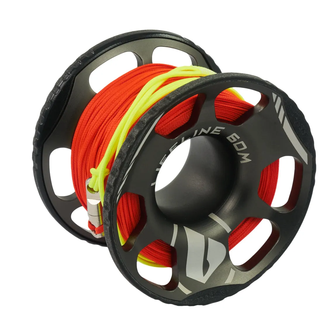 Apeks Lifeline Spool with Snap Bolt Clip - Length Options