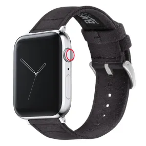 Apple Watch Smoke Grey Canvas Watch Band