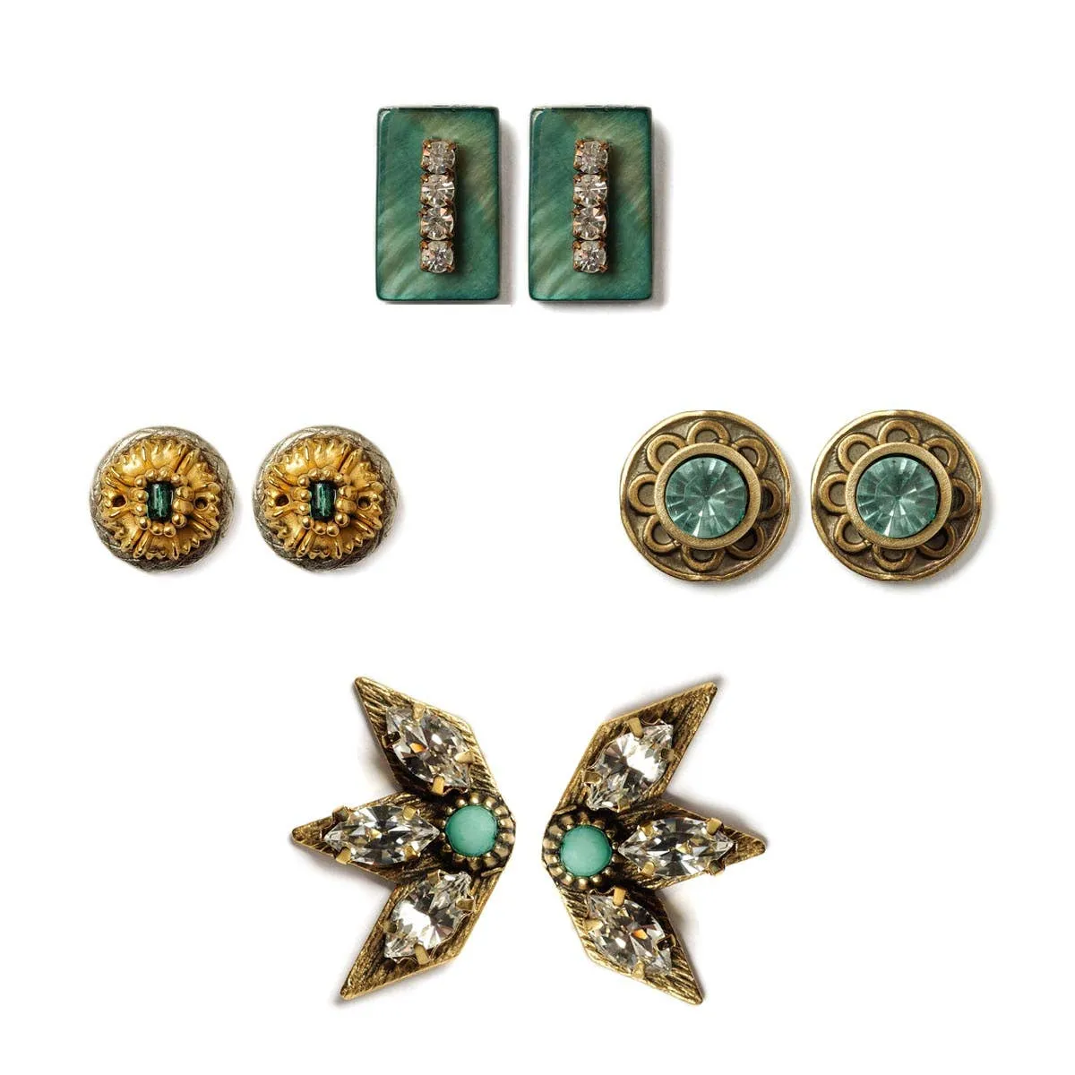 Aster Stud Earrings Set