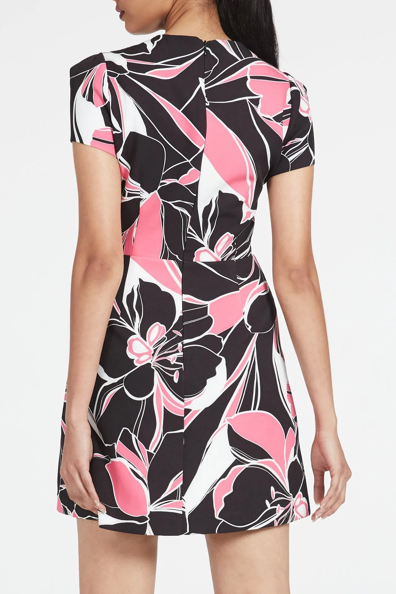 Atalie Stencil Floral Dress