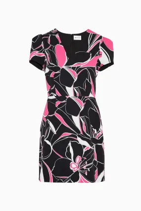 Atalie Stencil Floral Dress