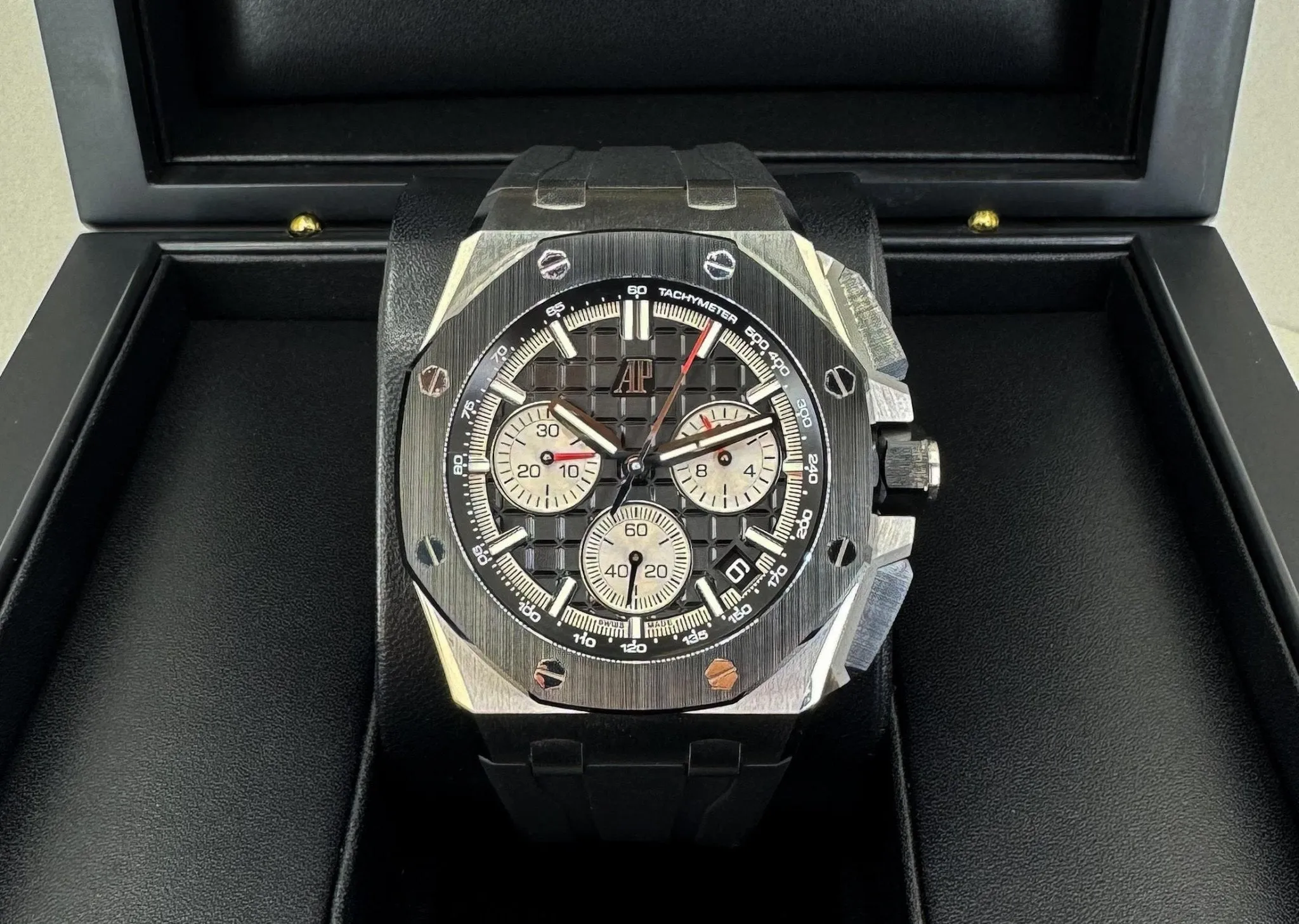 Audemars Piguet Royal Oak Offshore Chronograph Watch Black Dial 43mm-26420SO.OO.A002CA.01