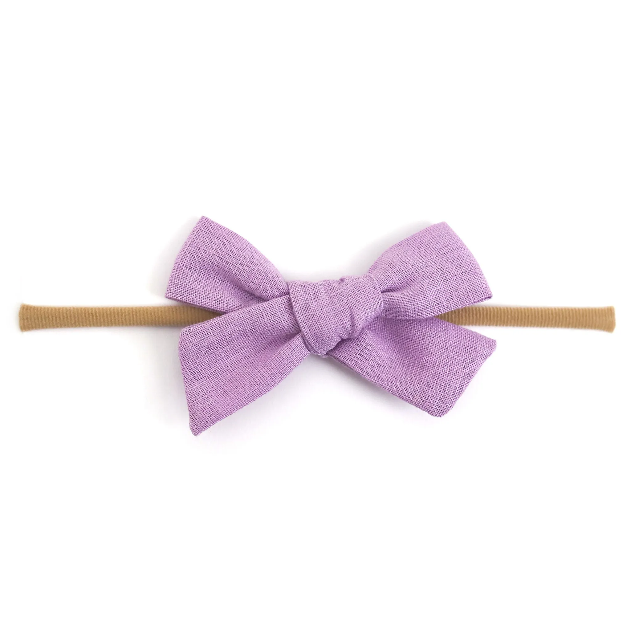 Baby Bow - Wisteria Linen