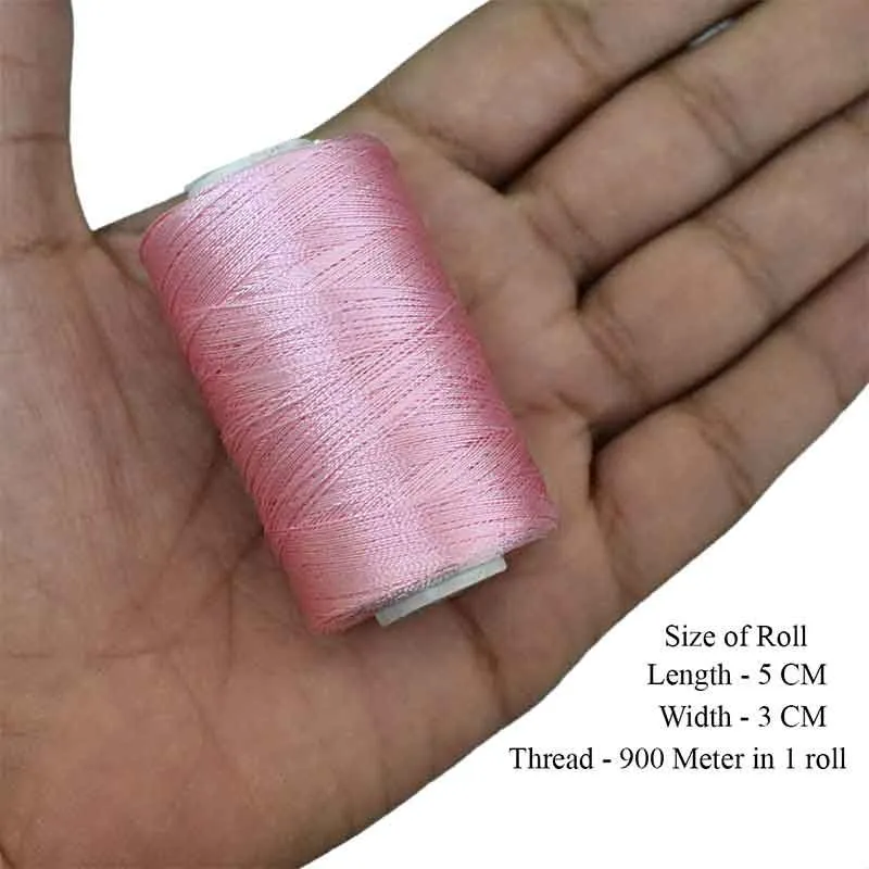 Baby Pink Color Generic Silk Thread