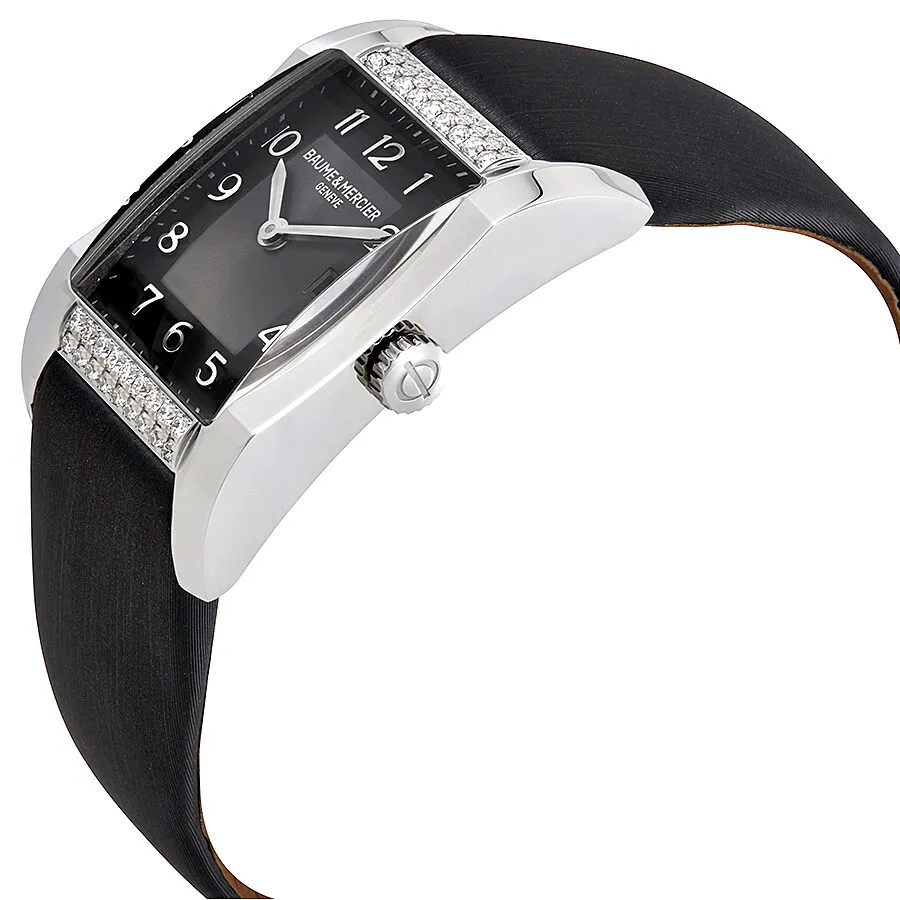 Baume and Mercier Hampton Milleis Black Dial Ladies Watch 10024