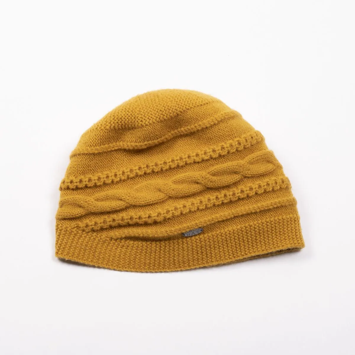 BELLIA - BEANIE WITH CHAIN PATTERN