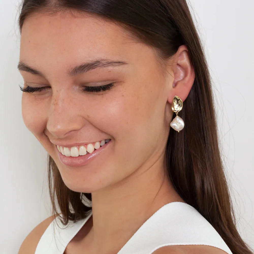 Bianc Atlantic Earring Gold