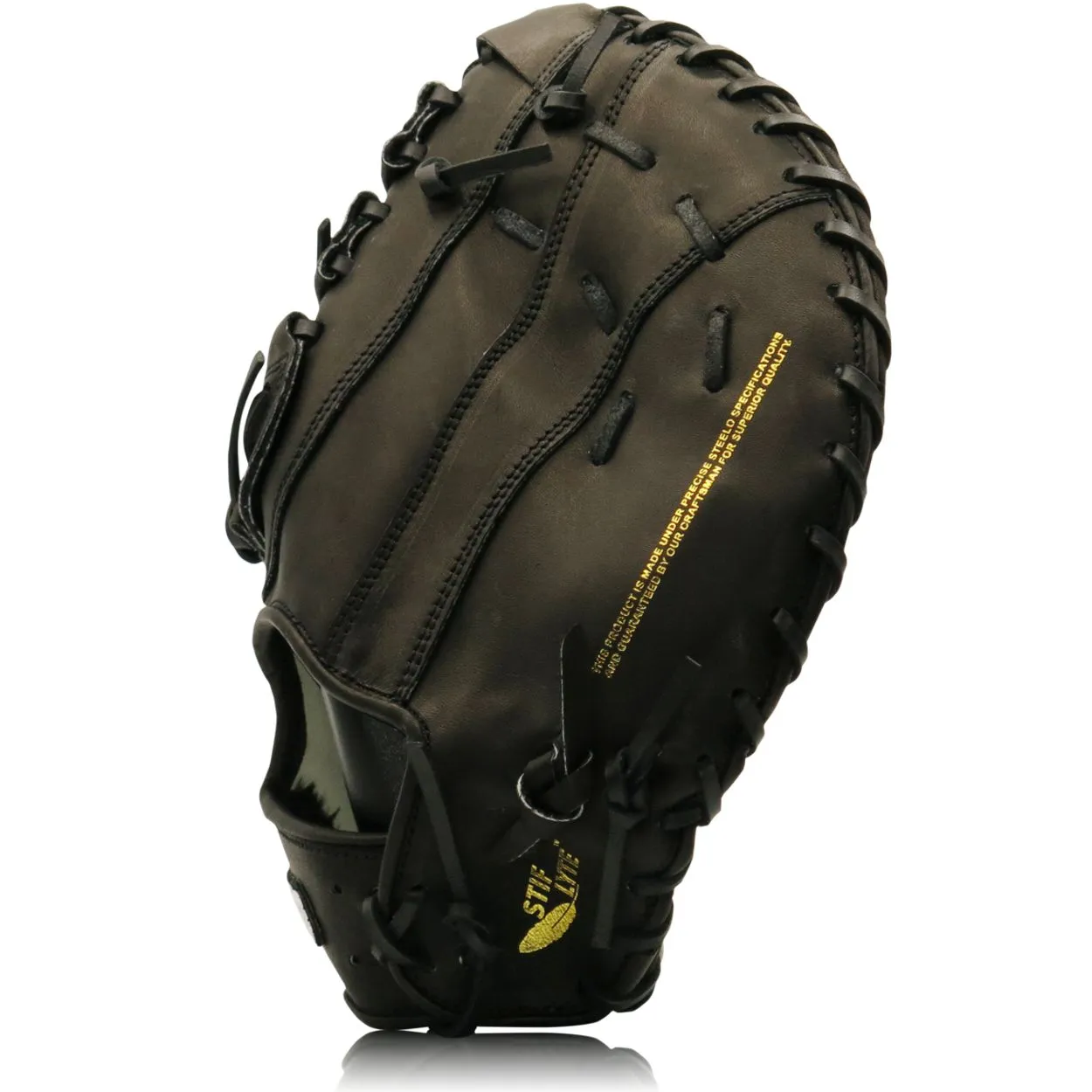 Black 'Hype 1' PRO HYDE™ Series First Baseman's Mitt - 12.50 Inch LHT