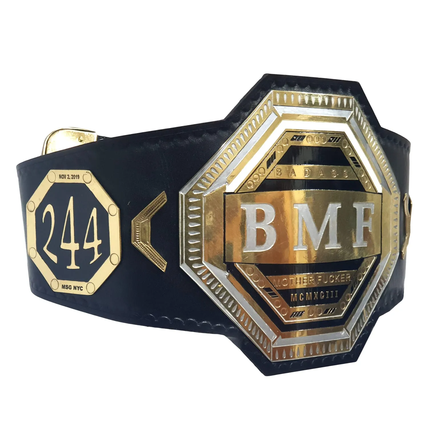 BMF intercontinental Wrestling Championship Belt 2MM-0018