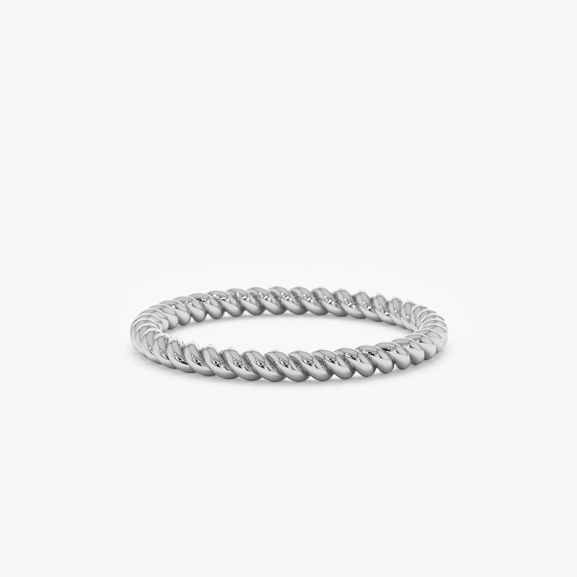 Bold 14k Gold Braided Ring, Nalani