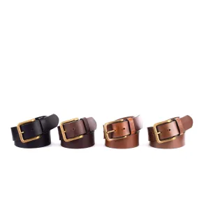 Brass Buckle Wide Belts