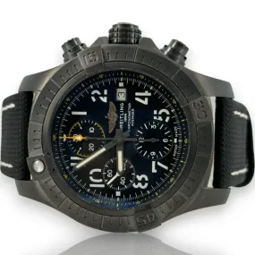 Breitling Avenger Chronograph 45mm Night Mission V13317 Titanium Watch B&P