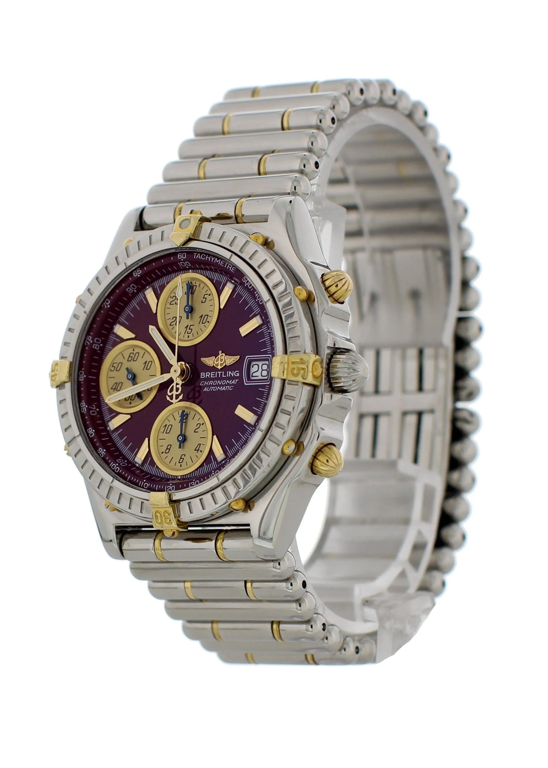 Breitling Chronomat B13050 Bullet Band Mens Watch