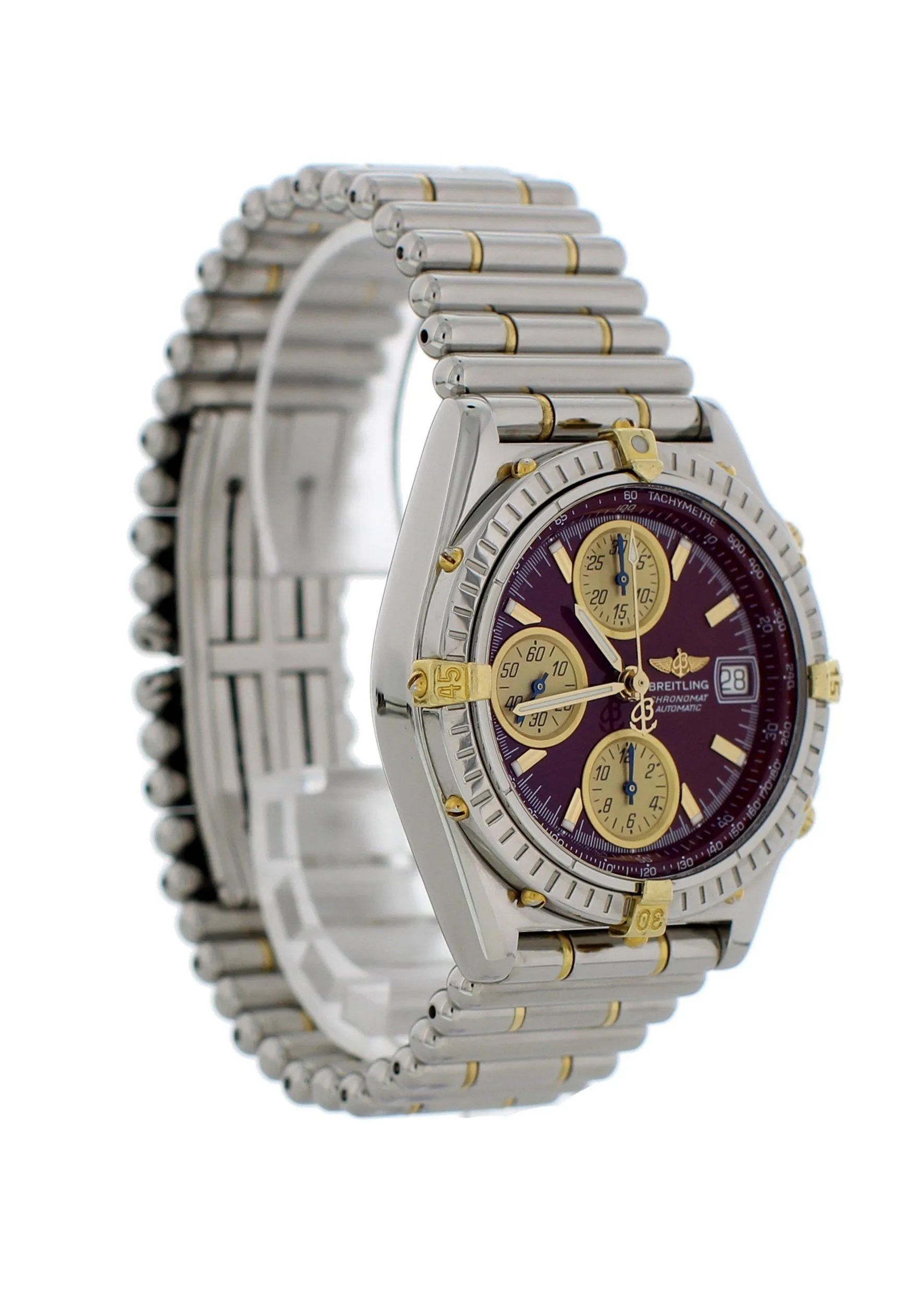 Breitling Chronomat B13050 Bullet Band Mens Watch