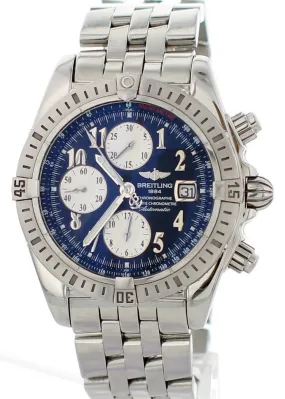 Breitling Chronomat Evolution A13356 Automatic 44mm Chronograph