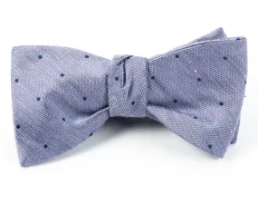 Bulletin Dot Purple Bow Tie