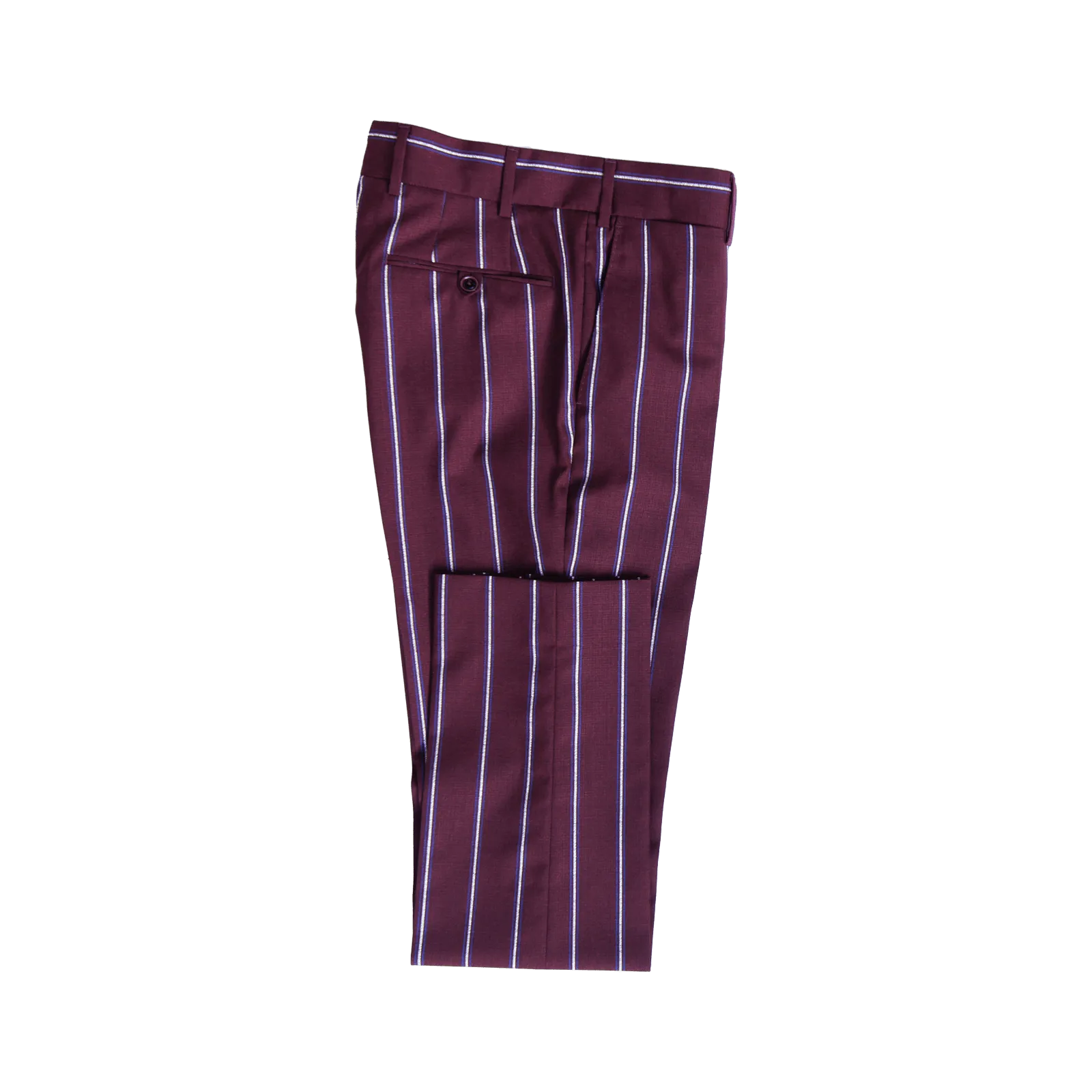 Burgundy Bicolour Pinstripe