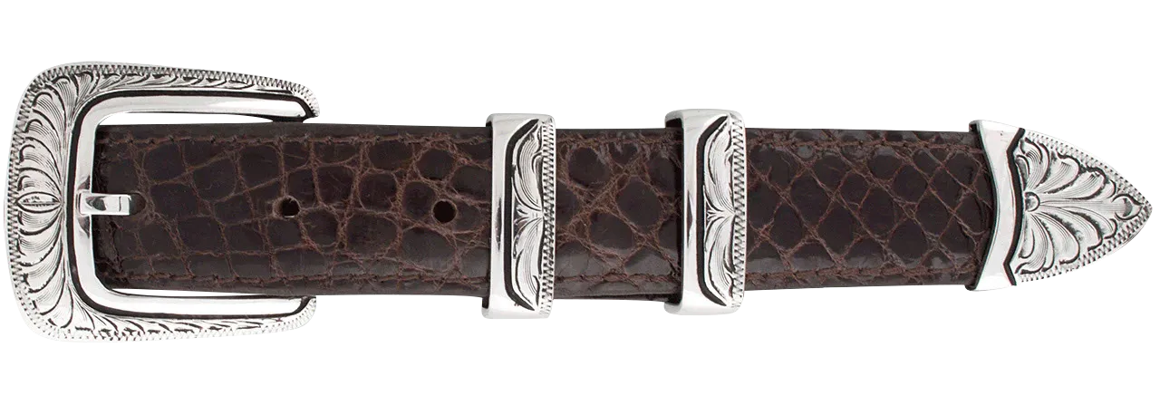 Chacon Caliente Engraved 1" Buckle Set