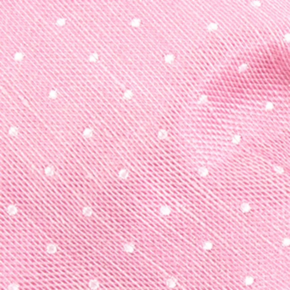 Destination Dots Pink Bow Tie