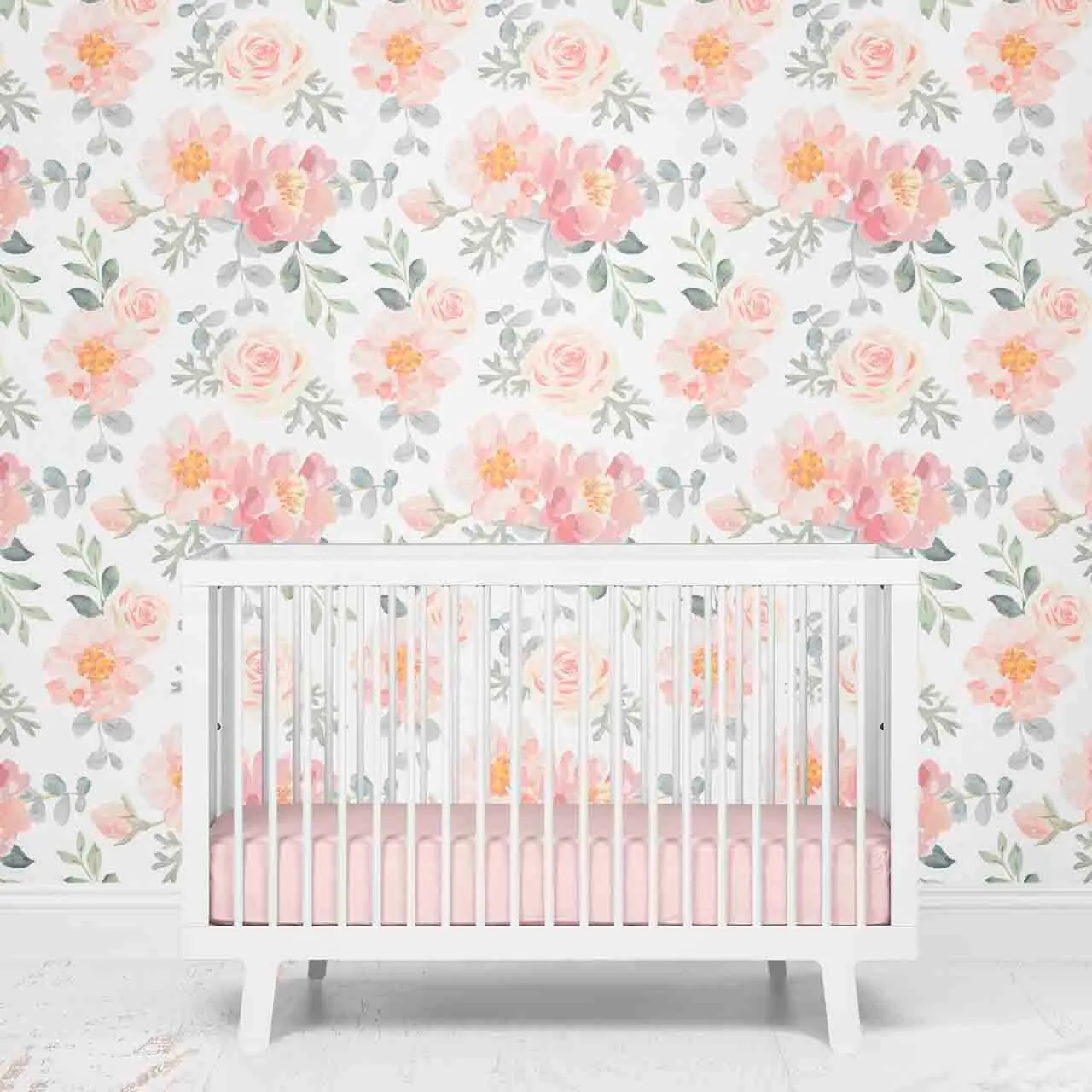 Ella's Vintage Dusty Rose Removable Wallpaper