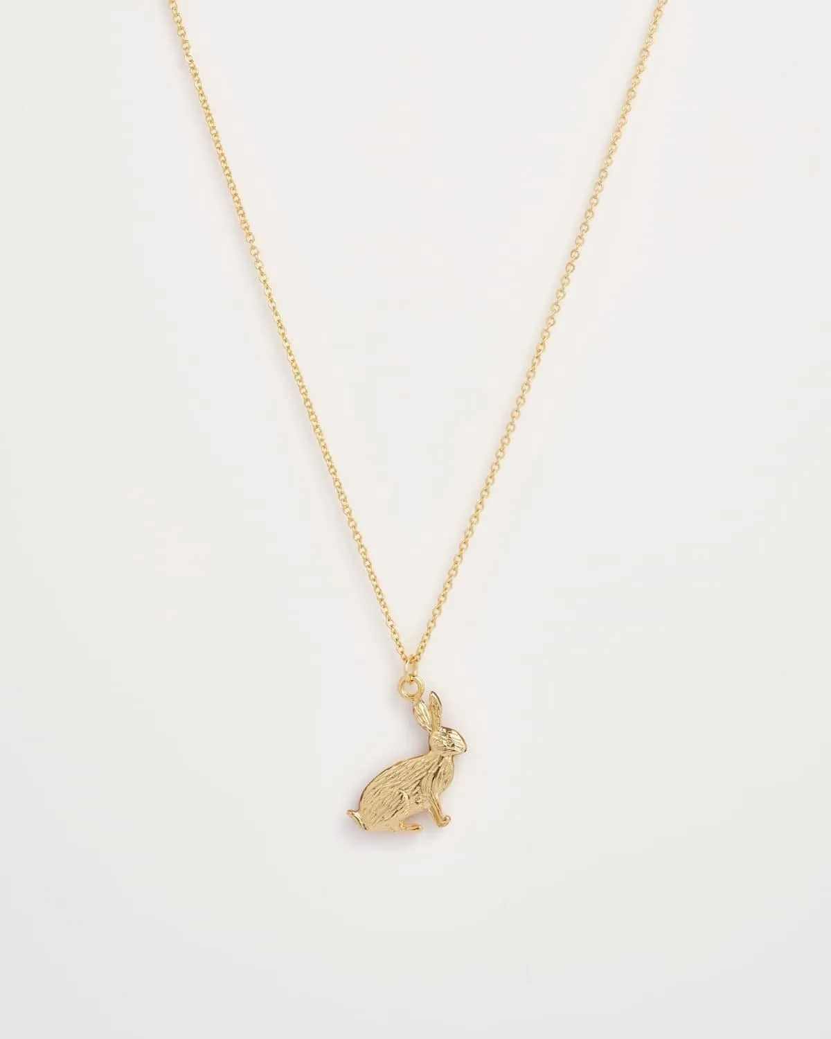 Enamel Rabbit Short Necklace