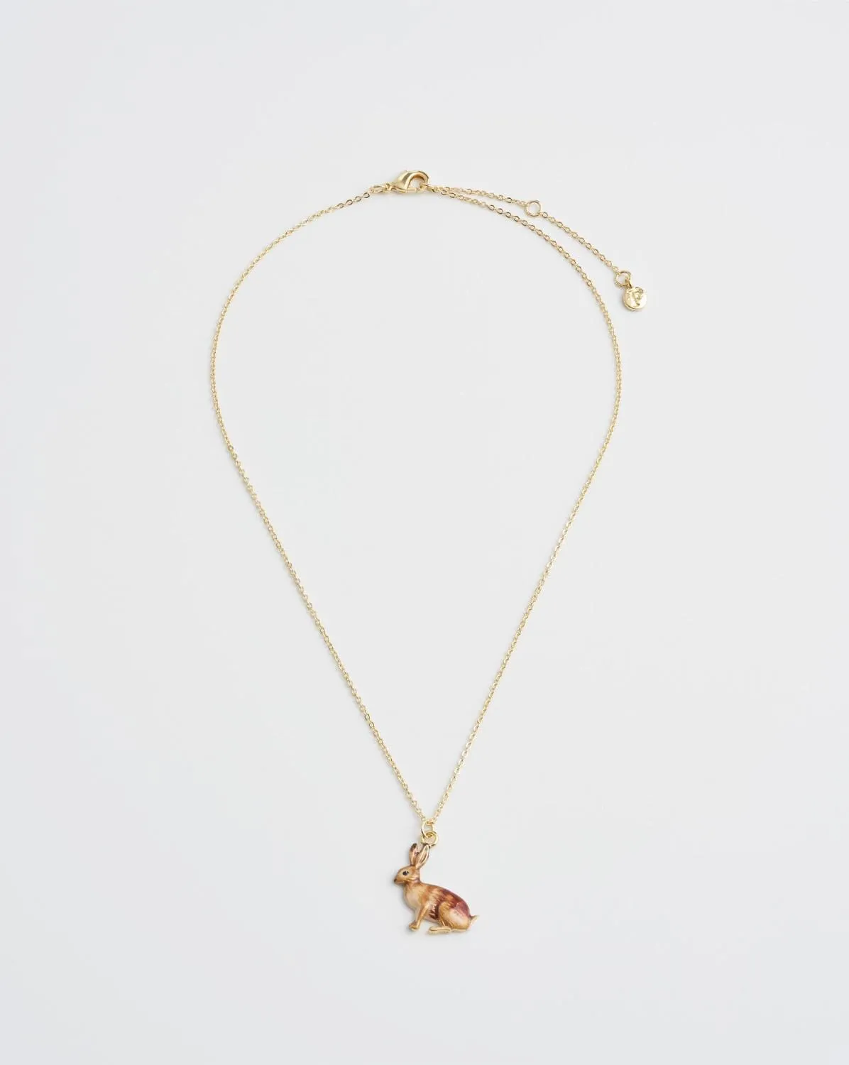 Enamel Rabbit Short Necklace