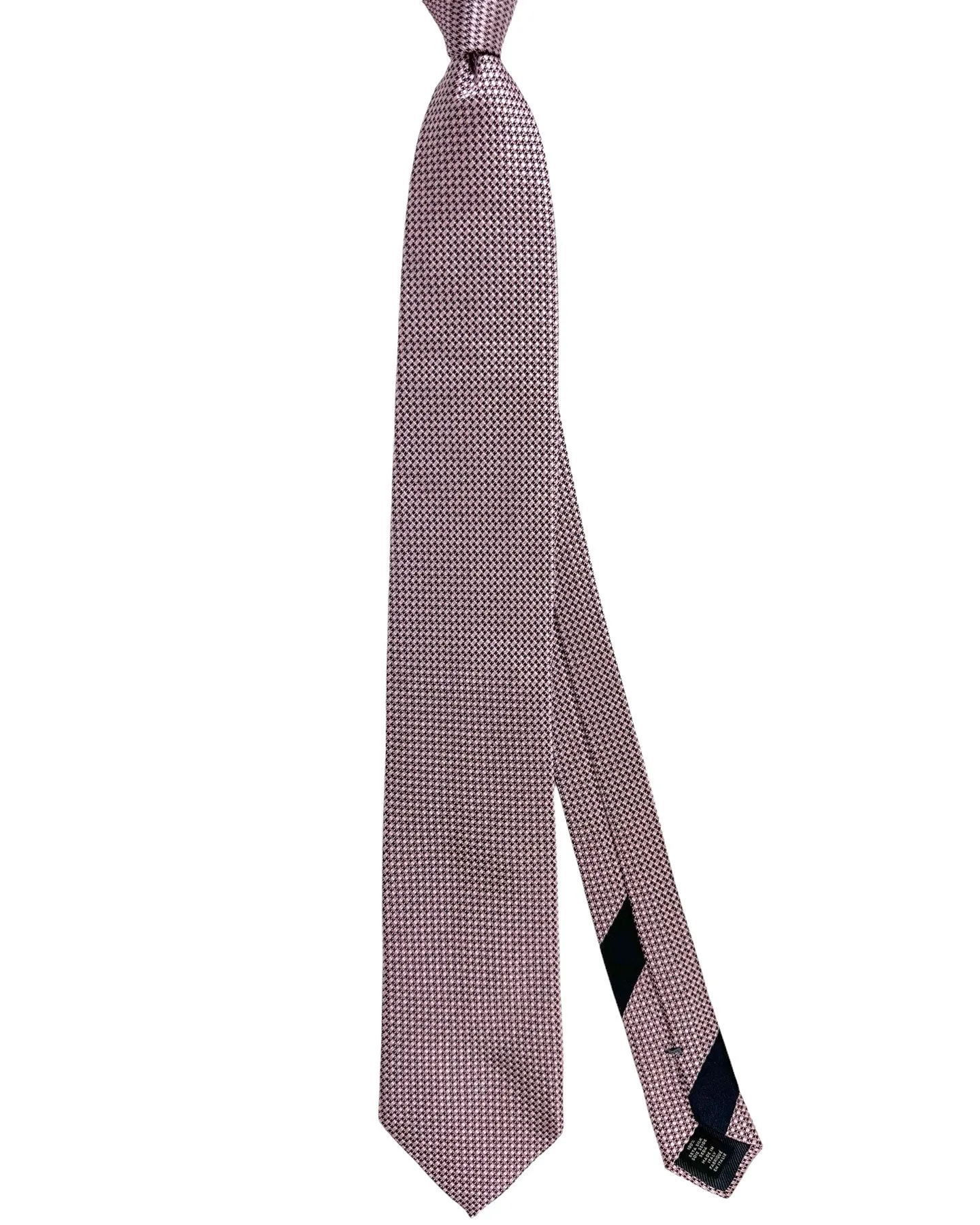 Ermenegildo Zegna Tie Pink Micro Pattern - Trecapi