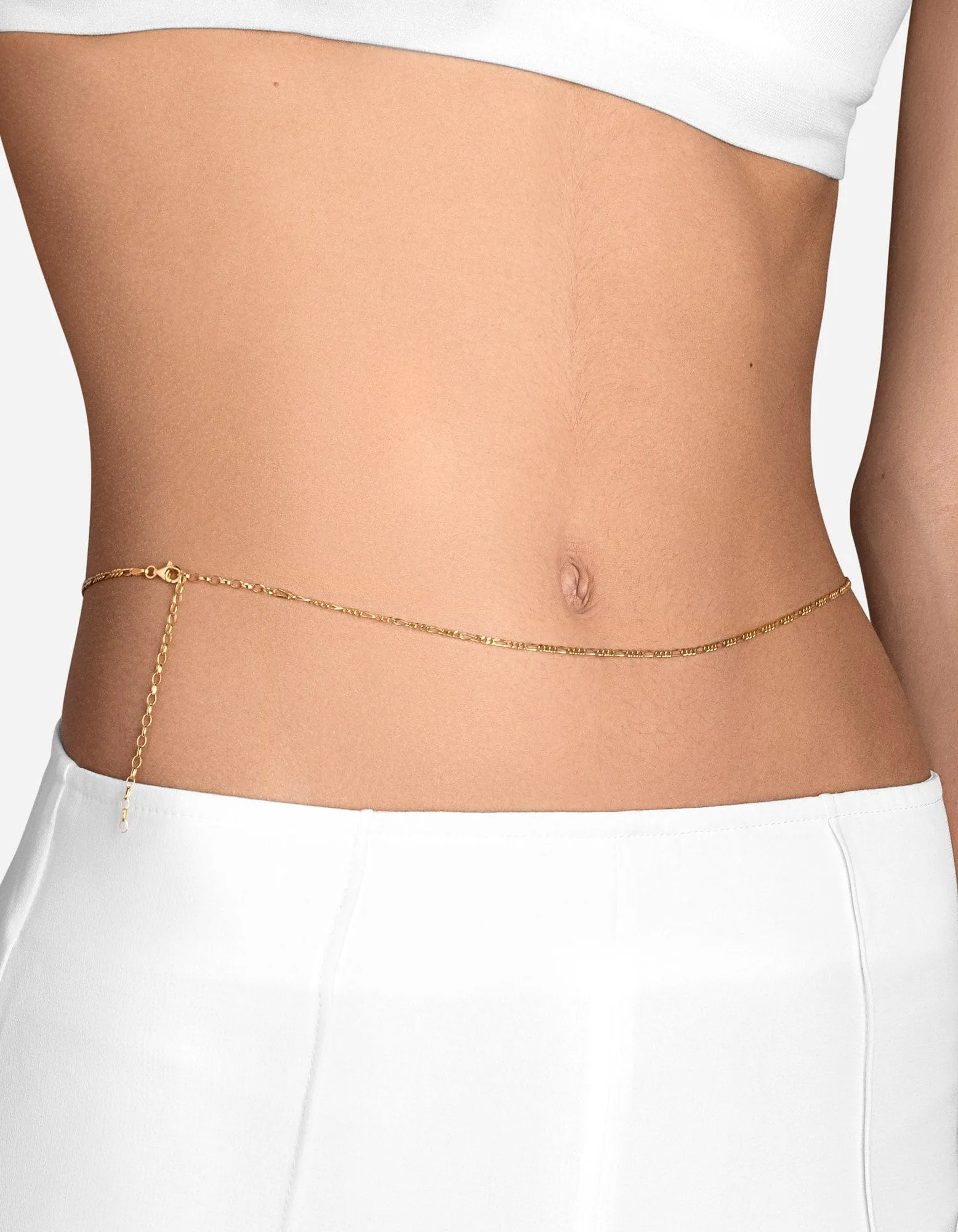 Figaro Waist Chain, Gold Vermeil