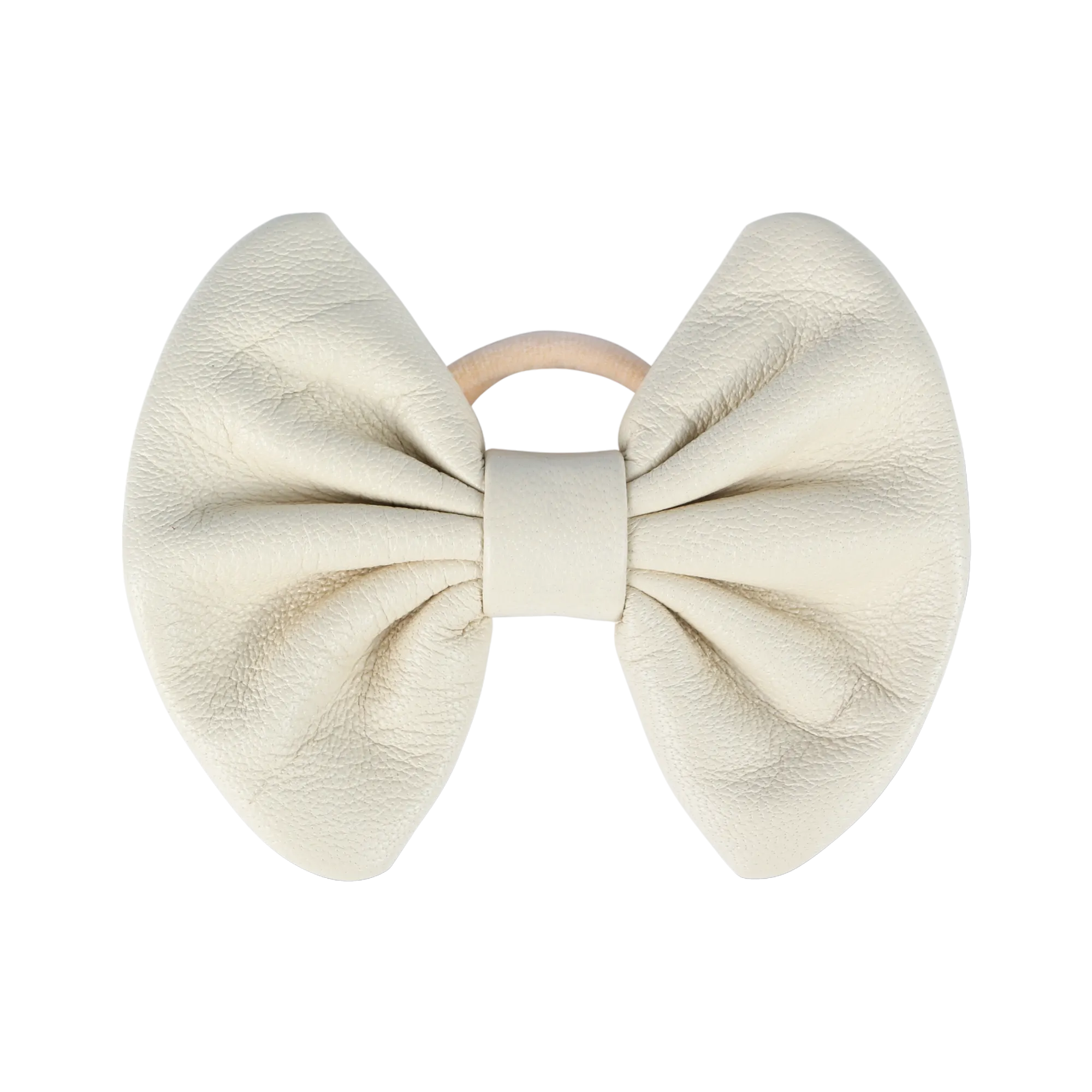 Floor Hair Tie | Cream Sheep Leather