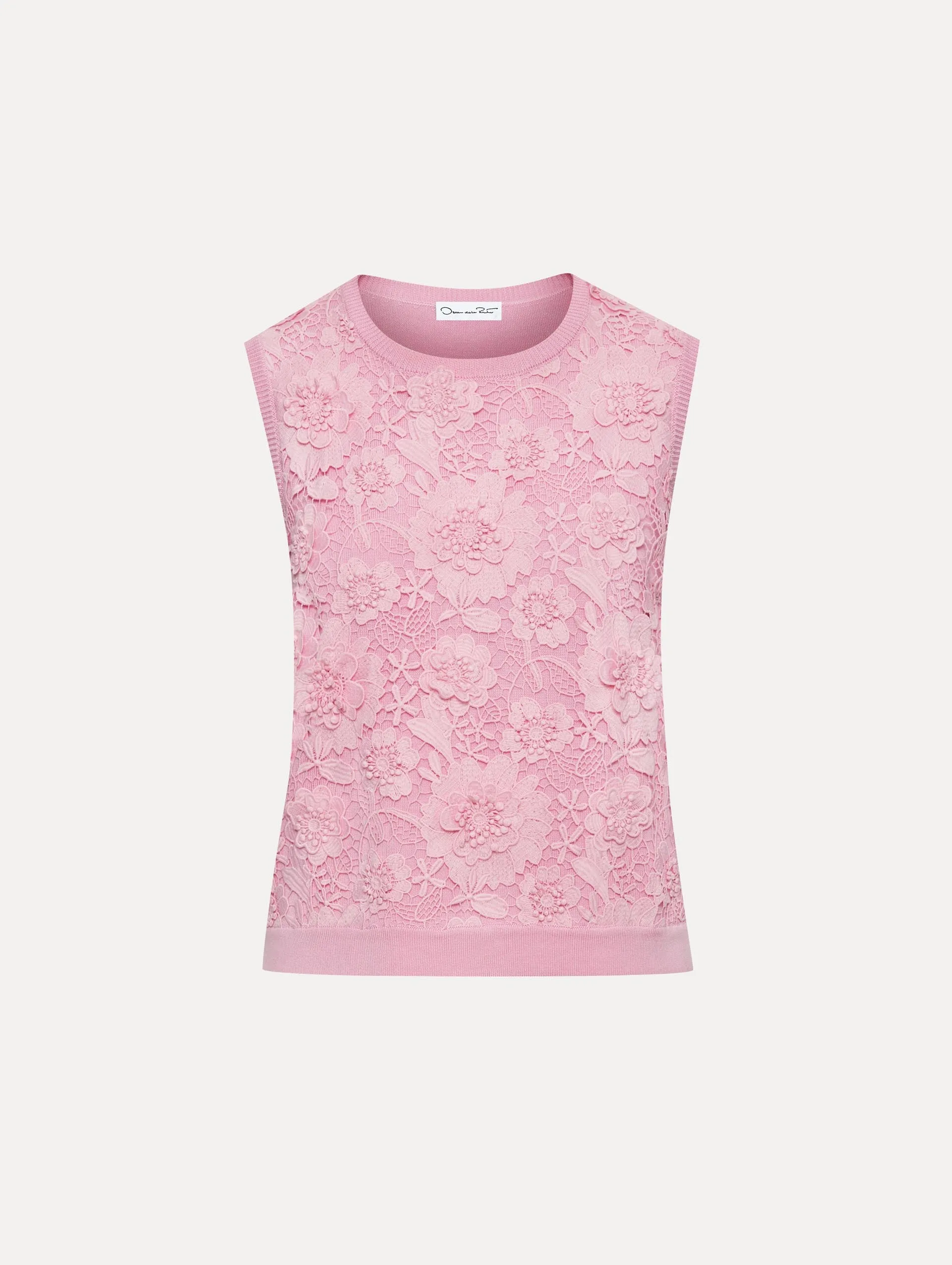 Floral Guipure Inset Tank