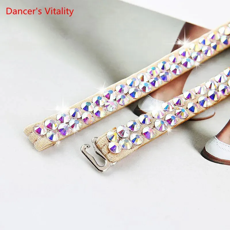 For Women Waist Belts For Belly Dance Belly Dance Accessories Colorful Diamond Chain Jewelry Chain