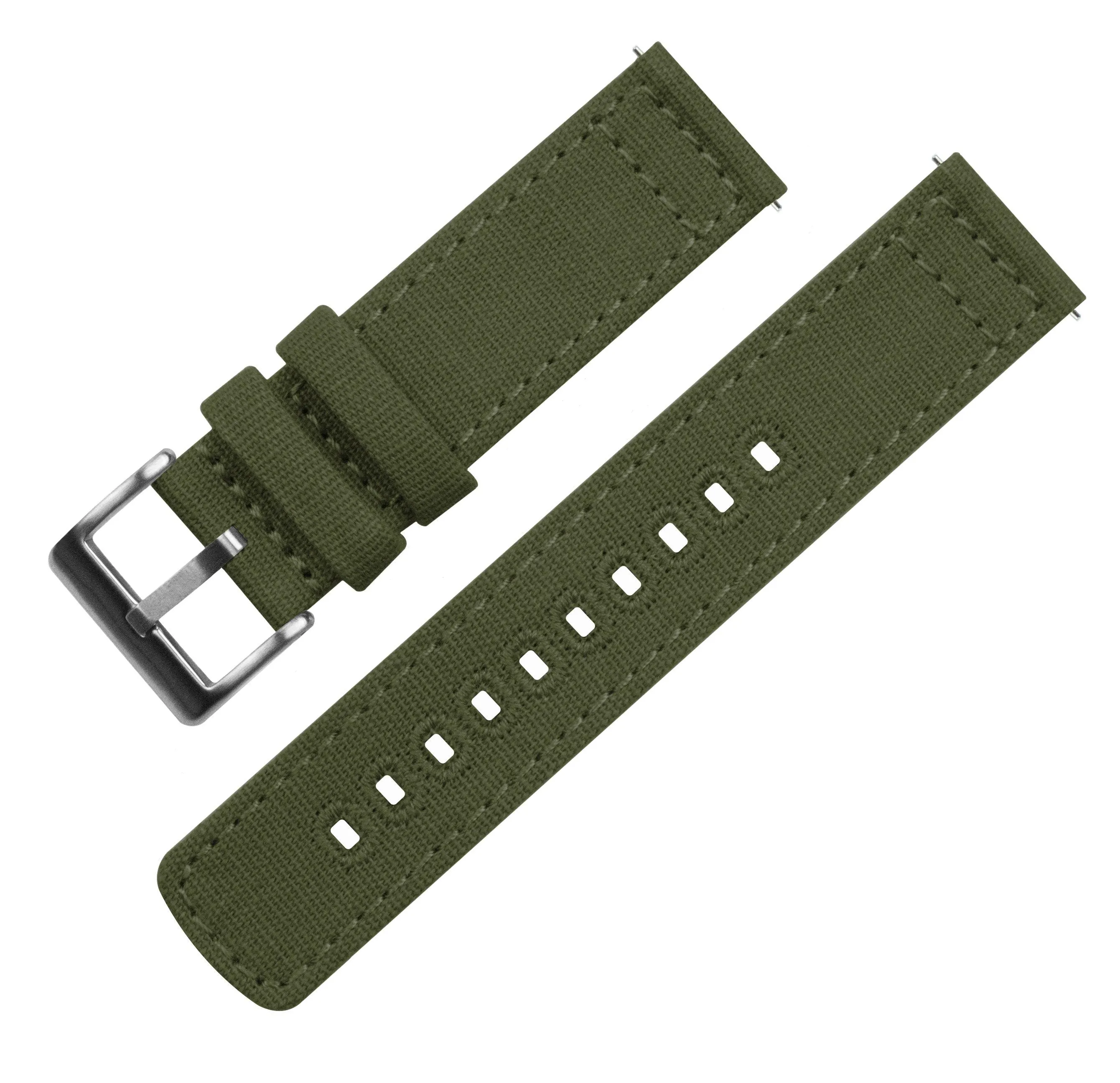 Fossil Sport Army Green Canvas Watch Band