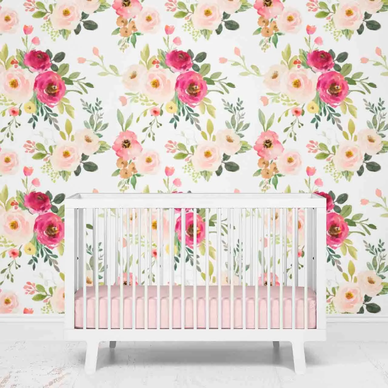 Franny's Farmhouse Floral Removable Wallpaper