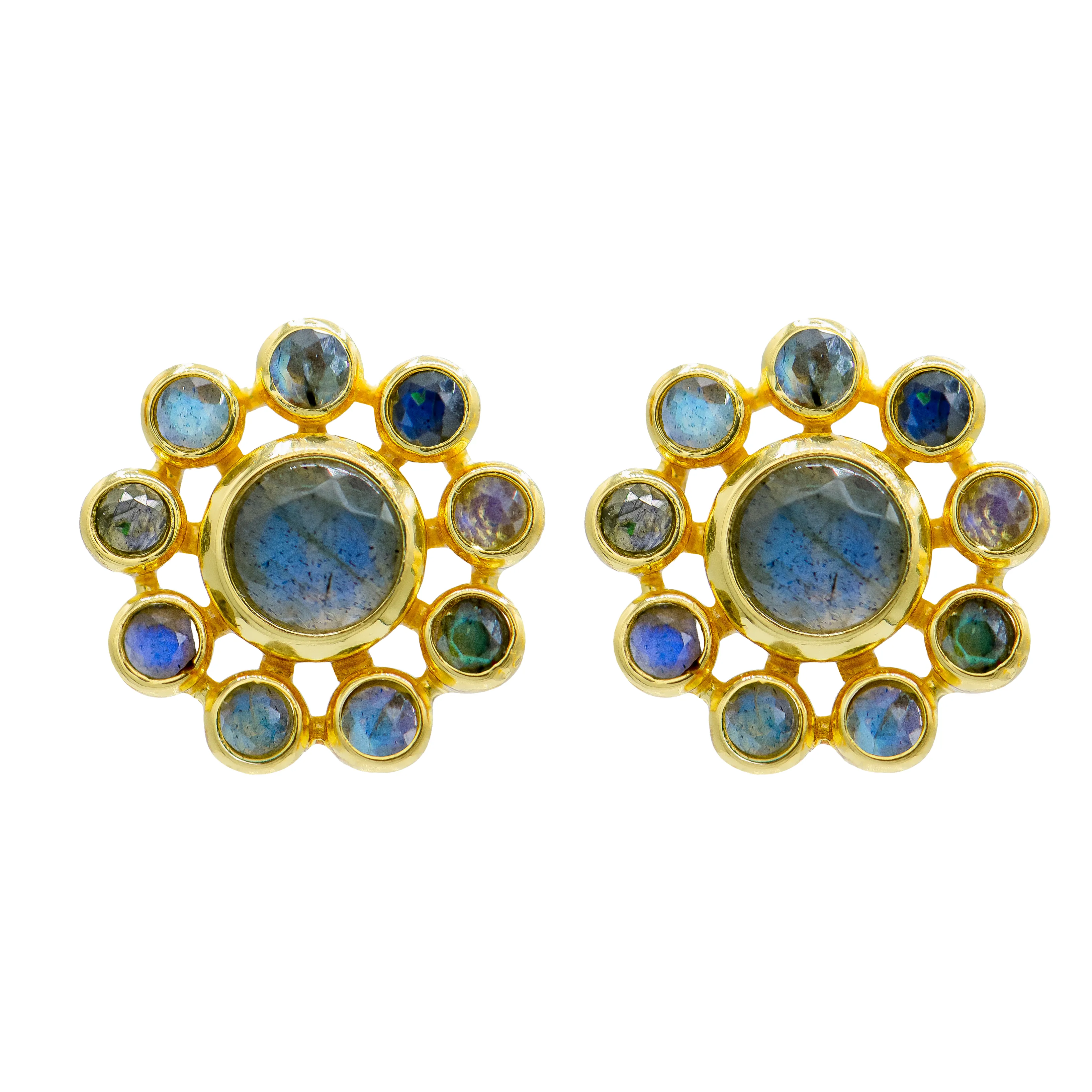 Giselle Stud Stone Earrings