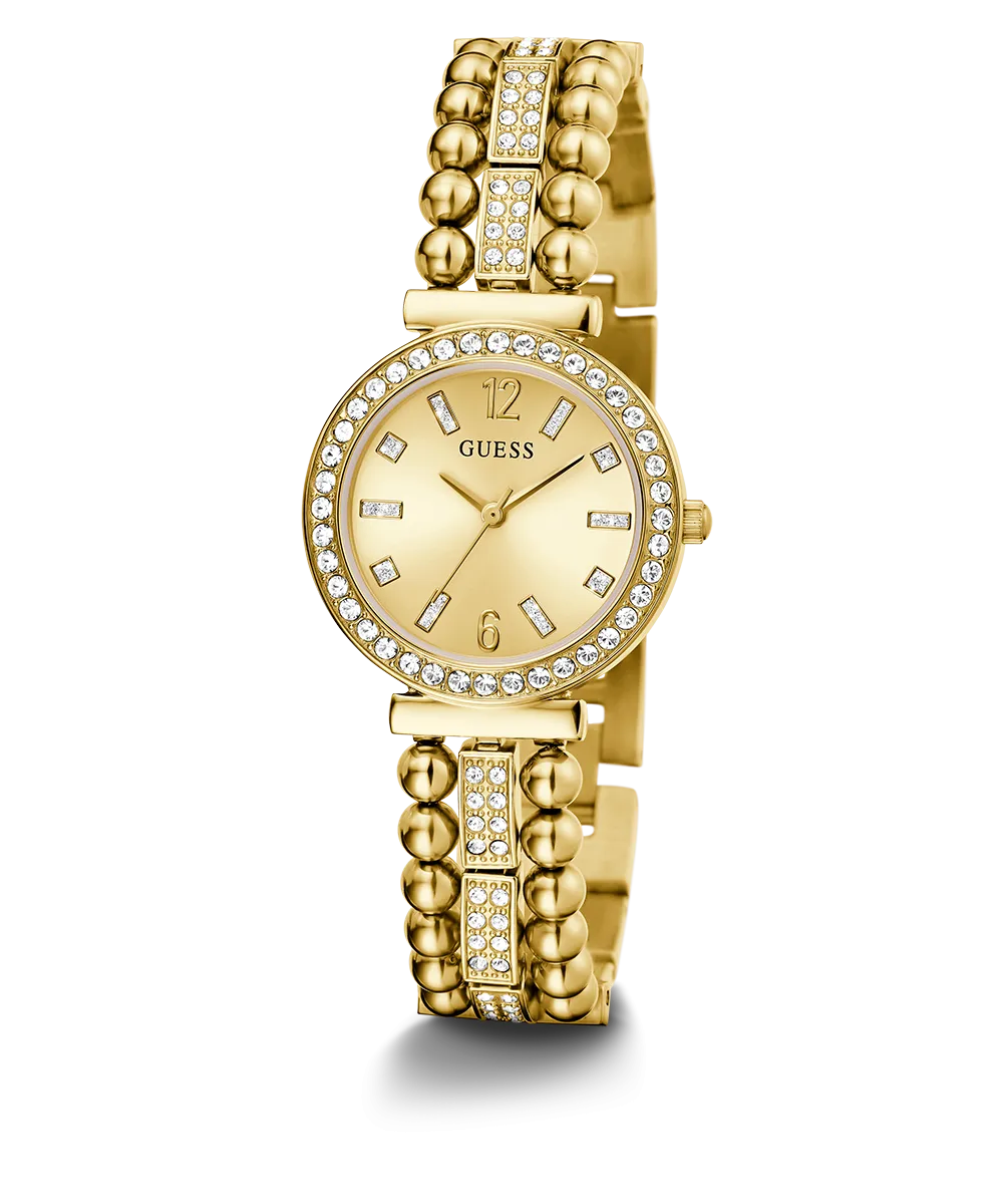 GUESS Ladies Gold Tone Analog Watch